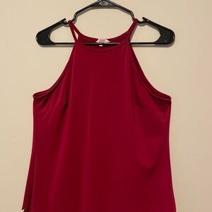 Candies Red Tunic Tank Top